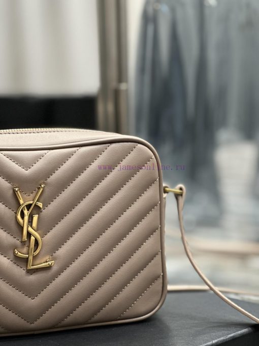 Yves Saint Laurent Bags NewLou Camera Bag - Bare Pink Gold BuckleTop level imported Italian cowhide camera bag. Hong m1cbsqlv - Image 5