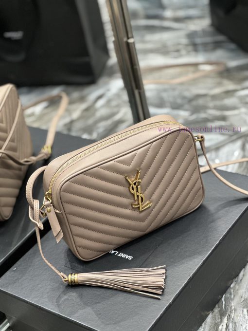 Yves Saint Laurent Bags NewLou Camera Bag - Bare Pink Gold BuckleTop level imported Italian cowhide camera bag. Hong m1cbsqlv - Image 6