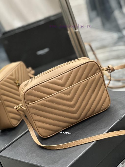 Yves Saint Laurent Bags NewLou Camera Bag _ Caramel Gold BuckleTop level imported Italian cowhide camera bag. Hong K 5yvp2fz2 - Image 8