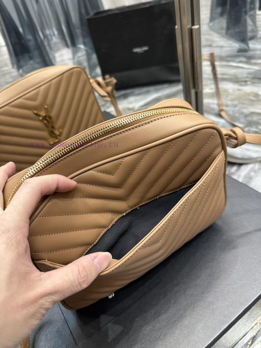 Yves Saint Laurent Bags NewLou Camera Bag _ Caramel Gold BuckleTop level imported Italian cowhide camera bag. Hong K 5yvp2fz2 - Image 9