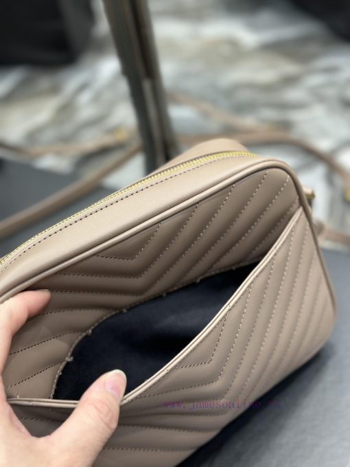 Yves Saint Laurent Bags NewLou Camera Bag - Bare Pink Gold BuckleTop level imported Italian cowhide camera bag. Hong m1cbsqlv - Image 9
