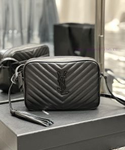 Yves Saint Laurent Bags NewLou Camera Bag - Black BuckleTop level imported Italian cowhide camera bag. Hong Kong pur aw3tirf0