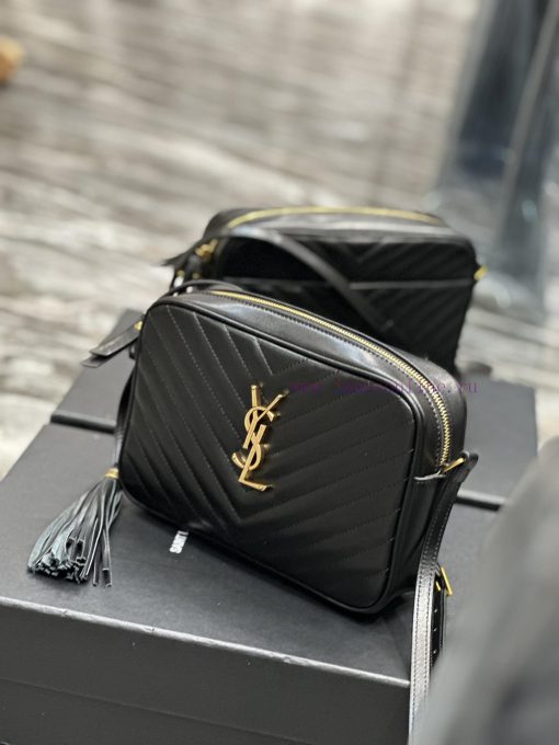 Yves Saint Laurent Bags NewLou Camera Bag - Black Gold BuckleTop level imported Italian cowhide camera bag. Hong Kon 88i0kuzf - Image 4