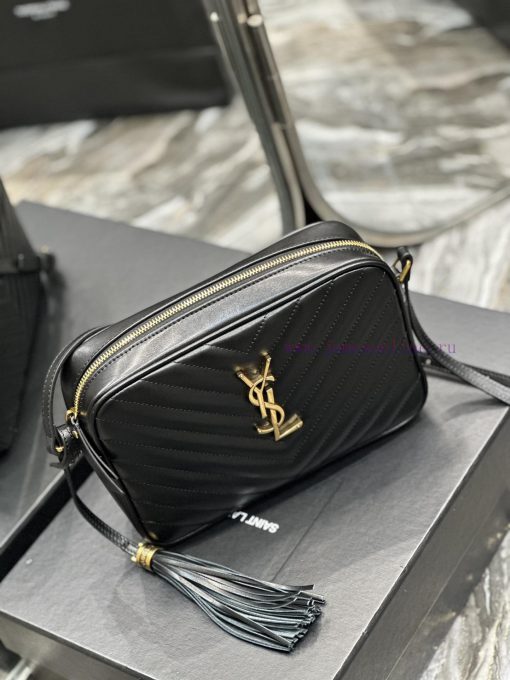 Yves Saint Laurent Bags NewLou Camera Bag - Black Gold BuckleTop level imported Italian cowhide camera bag. Hong Kon 88i0kuzf - Image 6