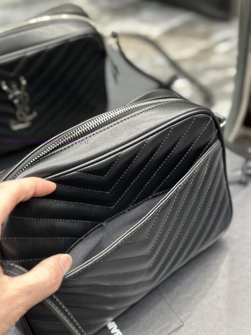 Yves Saint Laurent Bags NewLou Camera Bag - Black Silver BuckleTop level imported Italian cowhide camera bag. Hong K 3nzh5oz7 - Image 9
