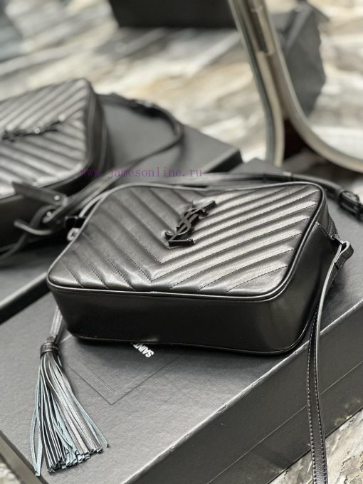 Yves Saint Laurent Bags NewLou Camera Bag - Black BuckleTop level imported Italian cowhide camera bag. Hong Kong pur aw3tirf0 - Image 10