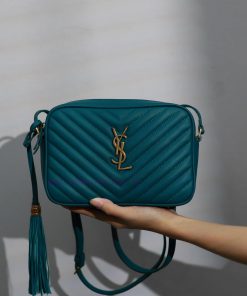 Yves Saint Laurent Bags NewLou Camera Bag _ Turquoise GreenTop level imported Italian cowhide camera bag. Hong Kong i3087w4a