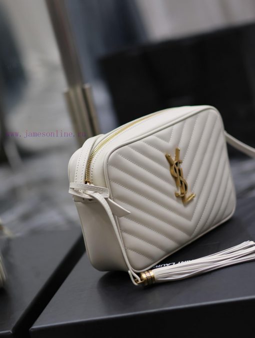 Yves Saint Laurent Bags NewLou Camera Bag - White Gold BuckleTop level imported Italian cowhide camera bag. Hong Kon 3gzuf7f2 - Image 4
