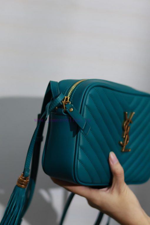 Yves Saint Laurent Bags NewLou Camera Bag _ Turquoise GreenTop level imported Italian cowhide camera bag. Hong Kong i3087w4a - Image 4