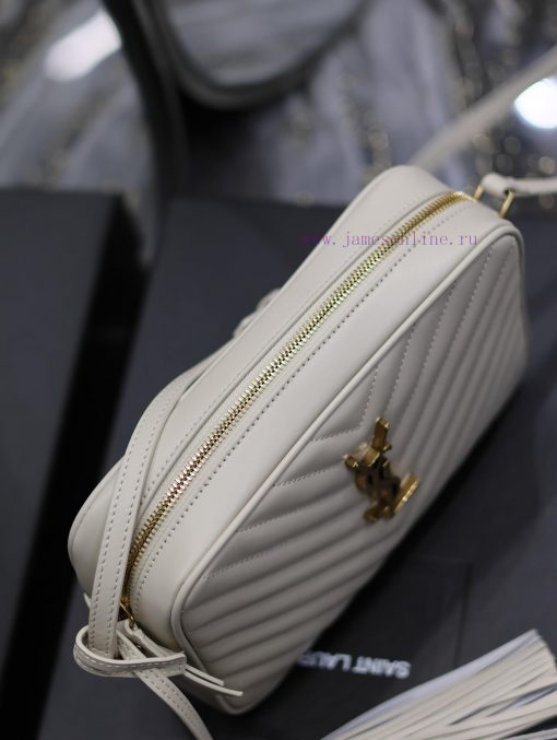 Yves Saint Laurent Bags NewLou Camera Bag - White Gold BuckleTop level imported Italian cowhide camera bag. Hong Kon 3gzuf7f2 - Image 6