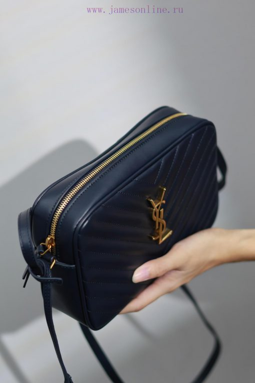 Yves Saint Laurent Bags NewLou Camera Bag - Royal BlueTop level imported Italian cowhide camera bag. Hong Kong purch mm2qv15z - Image 6