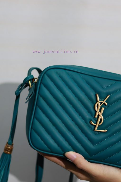 Yves Saint Laurent Bags NewLou Camera Bag _ Turquoise GreenTop level imported Italian cowhide camera bag. Hong Kong i3087w4a - Image 5