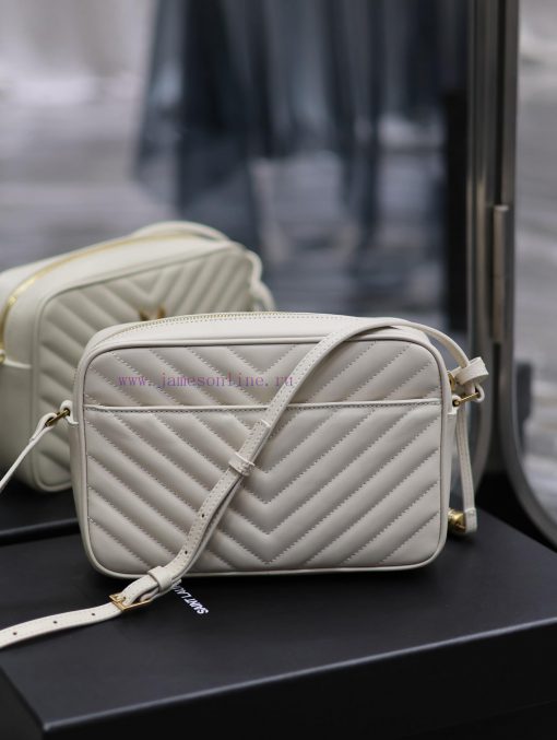 Yves Saint Laurent Bags NewLou Camera Bag - White Gold BuckleTop level imported Italian cowhide camera bag. Hong Kon 3gzuf7f2 - Image 8