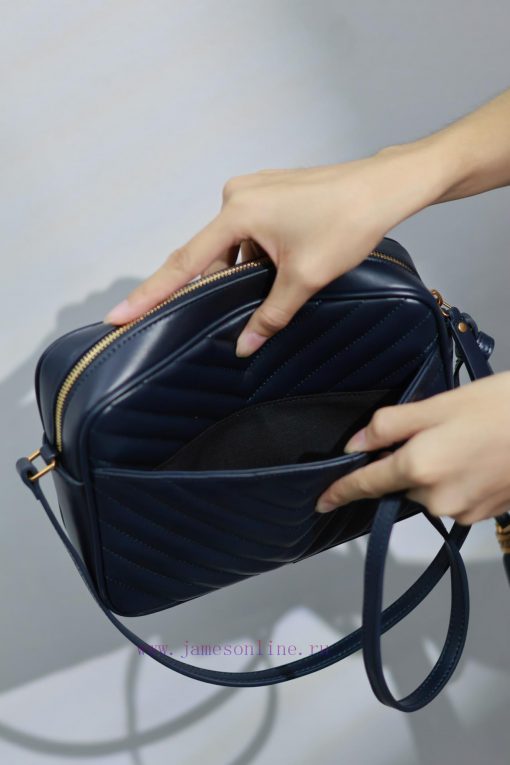 Yves Saint Laurent Bags NewLou Camera Bag - Royal BlueTop level imported Italian cowhide camera bag. Hong Kong purch mm2qv15z - Image 10