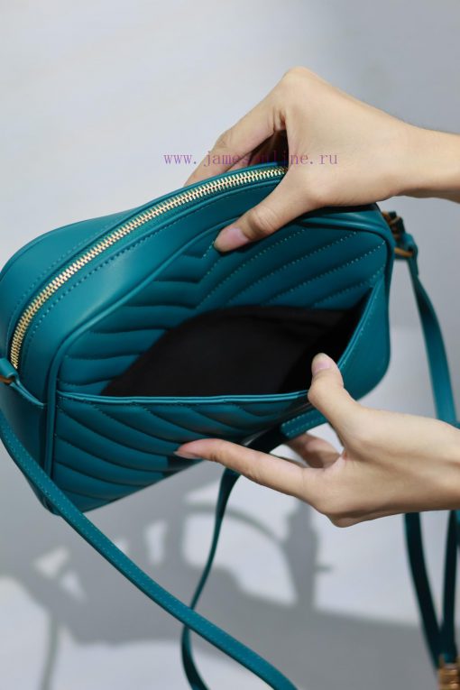 Yves Saint Laurent Bags NewLou Camera Bag _ Turquoise GreenTop level imported Italian cowhide camera bag. Hong Kong i3087w4a - Image 10