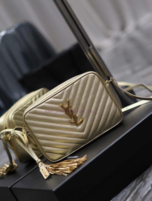 Yves Saint Laurent Bags NEWLou Camera Bag with Gold BuckleTop level imported Italian cowhide camera bag. Hong Kong p 7nu406o5 - Image 3