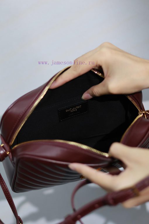 Yves Saint Laurent Bags NewLou Camera Bag _ Date RedTop level imported Italian cowhide camera bag. Hong Kong purchas 3ihr0twa - Image 7