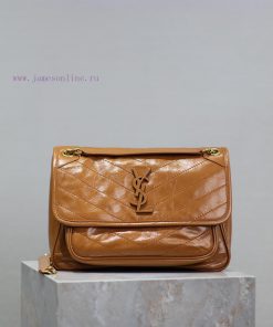 Yves Saint Laurent Bags Earth yellow gold buckle oil wax skinNiki has been updated with a new version that is even m phej4m12