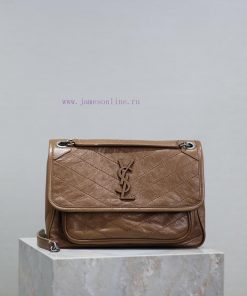 Yves Saint Laurent Bags Deep earthy yellow silver buckle oil wax skinNiki has been updated with a new version that i f6ur2a8s
