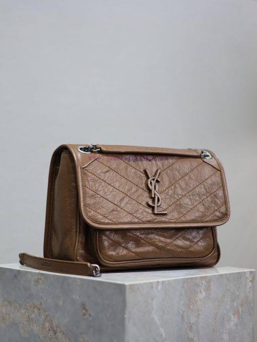 Yves Saint Laurent Bags Deep earthy yellow silver buckle oil wax skinNiki has been updated with a new version that i f6ur2a8s - Image 5