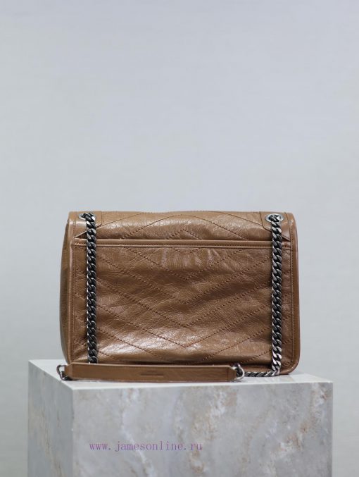 Yves Saint Laurent Bags Deep earthy yellow silver buckle oil wax skinNiki has been updated with a new version that i f6ur2a8s - Image 7