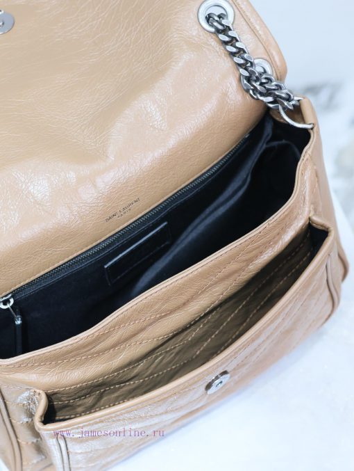 Yves Saint Laurent Bags Deep earthy yellow silver buckle oil wax skinNiki has been updated with a new version that i f6ur2a8s - Image 10
