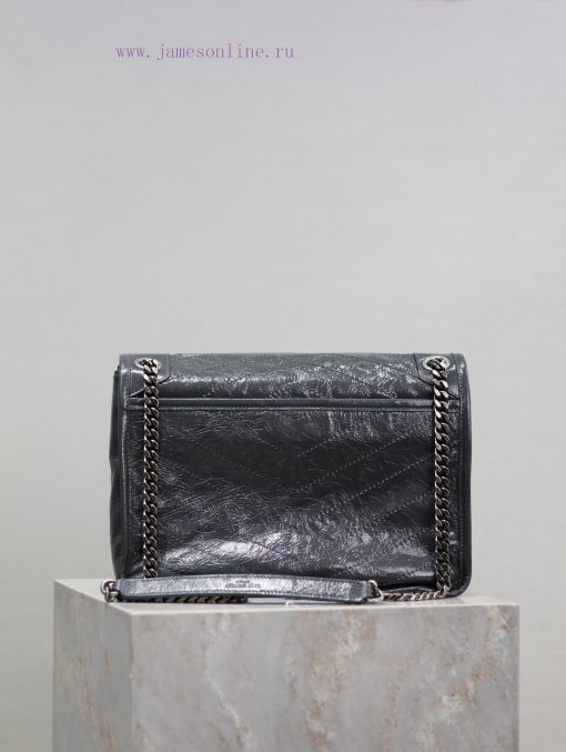 Yves Saint Laurent Bags Blue gray oil wax skinNiki has been updated with a new version that is even more practical. s0uje4mo - Image 8