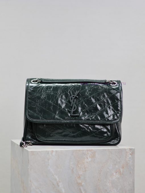 Yves Saint Laurent Bags Ink green wax skin 28cmNiki has been updated with a new version that is even more practical. 7vwbc7ch - Image 2