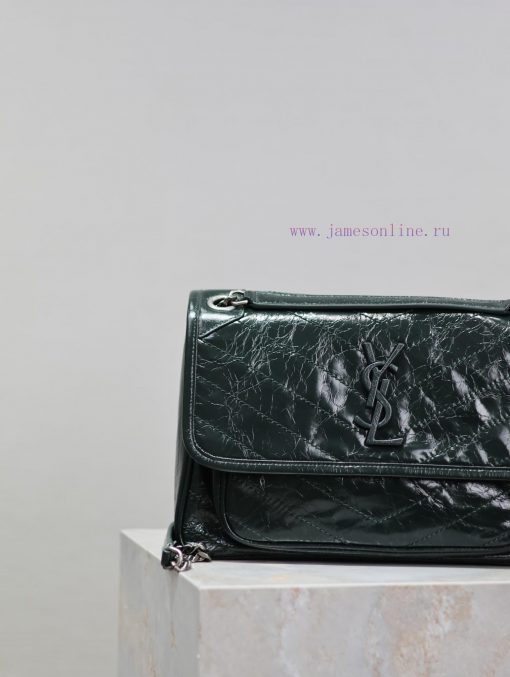 Yves Saint Laurent Bags Ink green wax skin 28cmNiki has been updated with a new version that is even more practical. 7vwbc7ch - Image 5