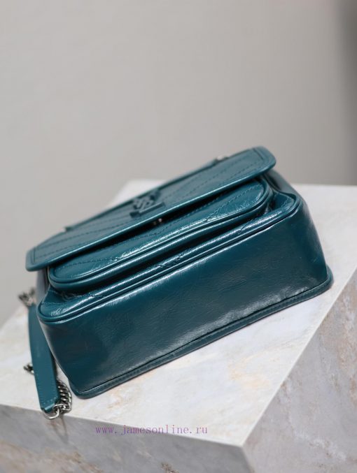Yves Saint Laurent Bags Pine stone green oil wax skin 22cmNiki has been updated with a new version that is more prac yr9xjf2e - Image 9