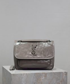 Yves Saint Laurent Bags Grey oil wax skin 22cmNiki has been updated with a new version that is more practical. On th sqtmhycm