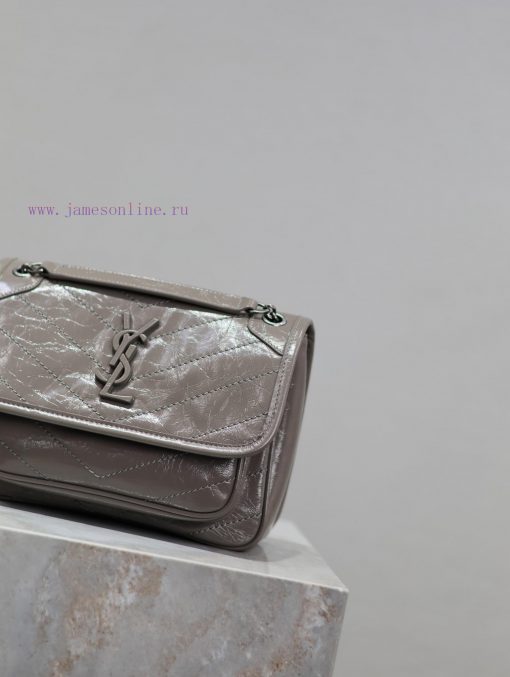Yves Saint Laurent Bags Grey oil wax skin 22cmNiki has been updated with a new version that is more practical. On th sqtmhycm - Image 5