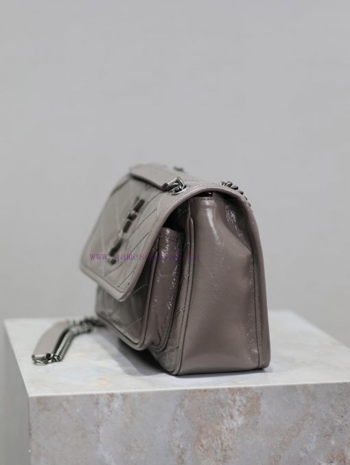 Yves Saint Laurent Bags Grey oil wax skin 22cmNiki has been updated with a new version that is more practical. On th sqtmhycm - Image 7