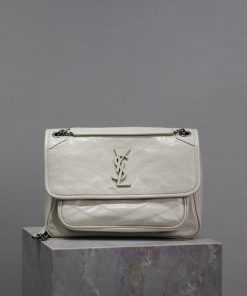 Yves Saint Laurent Bags Milk white oil wax skin 28cmNiki has been updated with a new version that is even more pract qj3jp548