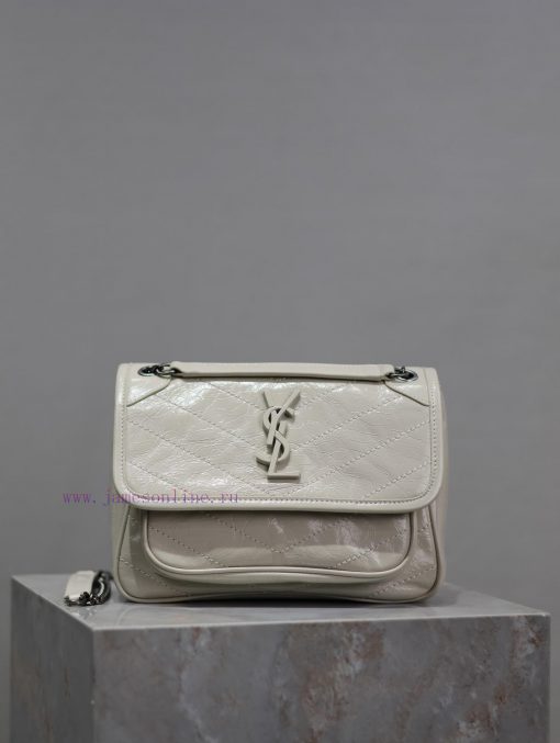 Yves Saint Laurent Bags Milk white oil wax skin 22cmNiki has been updated with a new version that is more practical. wichhn1v