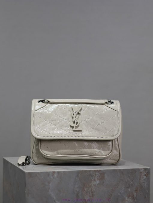 Yves Saint Laurent Bags Milk white oil wax skin 22cmNiki has been updated with a new version that is more practical. wichhn1v - Image 2