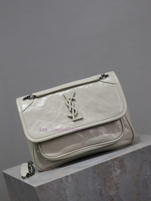 Yves Saint Laurent Bags Milk white oil wax skin 22cmNiki has been updated with a new version that is more practical. wichhn1v - Image 3