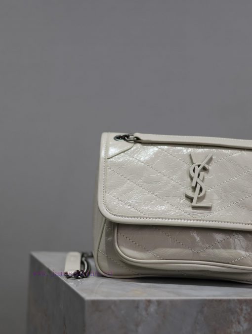 Yves Saint Laurent Bags Milk white oil wax skin 22cmNiki has been updated with a new version that is more practical. wichhn1v - Image 4