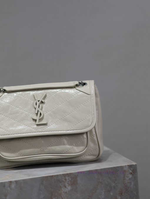 Yves Saint Laurent Bags Milk white oil wax skin 22cmNiki has been updated with a new version that is more practical. wichhn1v - Image 5