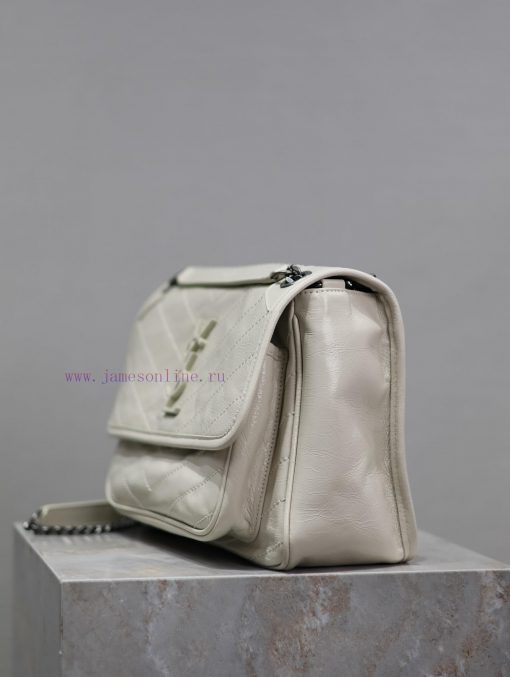 Yves Saint Laurent Bags Milk white oil wax skin 28cmNiki has been updated with a new version that is even more pract qj3jp548 - Image 6