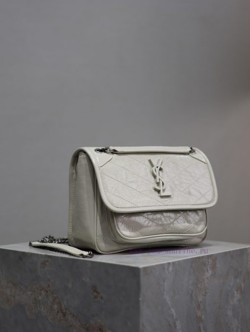 Yves Saint Laurent Bags Milk white oil wax skin 22cmNiki has been updated with a new version that is more practical. wichhn1v - Image 6