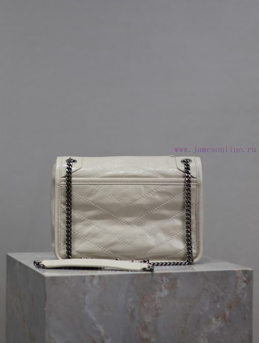 Yves Saint Laurent Bags Milk white oil wax skin 22cmNiki has been updated with a new version that is more practical. wichhn1v - Image 7