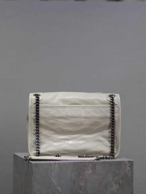 Yves Saint Laurent Bags Milk white oil wax skin 28cmNiki has been updated with a new version that is even more pract qj3jp548 - Image 8