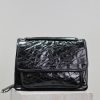 Yves Saint Laurent Bags Black silver buckle oil wax leather 32cmNiki has been updated with a new version that is eve qzbmqmif