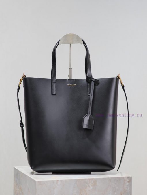 Yves Saint Laurent Bags Shopping tote bag_ Vertical shopping bag with shoulder strapA simple and low-key solid color otpdsnl5