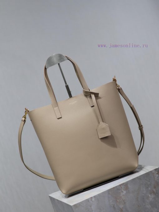 Yves Saint Laurent Bags Shopping tote bag_ Vertical shopping bag with shoulder strapA simple and low-key solid color gwpujqi8 - Image 3
