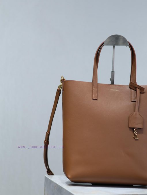 Yves Saint Laurent Bags Shopping tote bag_ Vertical shopping bag with shoulder strapA simple and low-key solid color x4yu5ei7 - Image 4