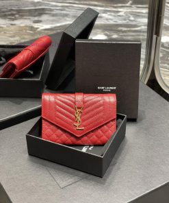 Yves Saint Laurent Bags New product short clip - Red gold buckleVery small and exquisite; Imported Italian caviar co irn48wrp