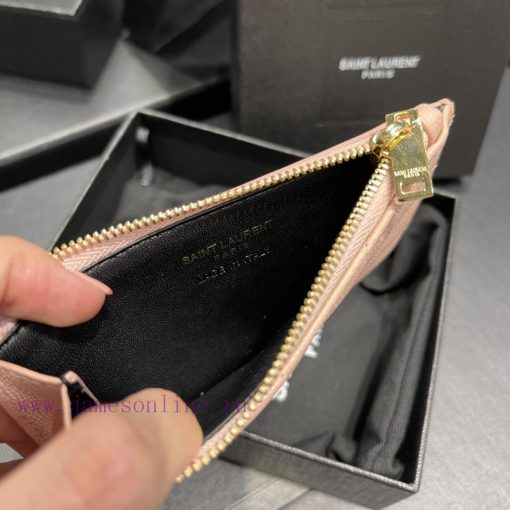 Yves Saint Laurent Bags New Card Bag - Pink Gold Buckle𝑴𝒐𝒏𝒐𝒈𝒓𝒂𝒎𝑭𝒓𝒂𝒈𝒎𝒆𝒏𝒕𝒔 One of the most beautiful card bags in hist yc1ivcvu - Image 7
