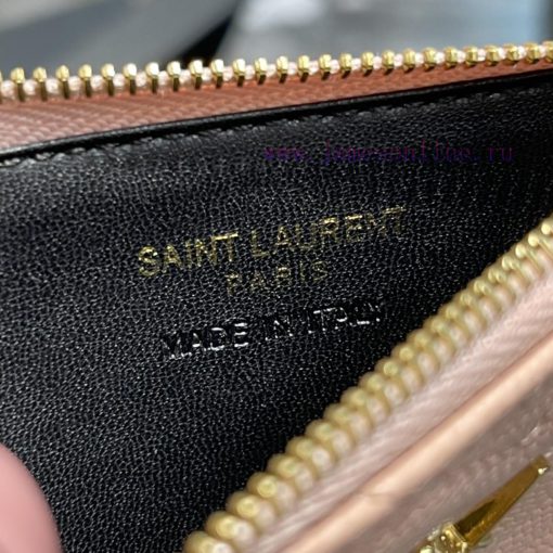 Yves Saint Laurent Bags New Card Bag - Pink Gold Buckle𝑴𝒐𝒏𝒐𝒈𝒓𝒂𝒎𝑭𝒓𝒂𝒈𝒎𝒆𝒏𝒕𝒔 One of the most beautiful card bags in hist yc1ivcvu - Image 8